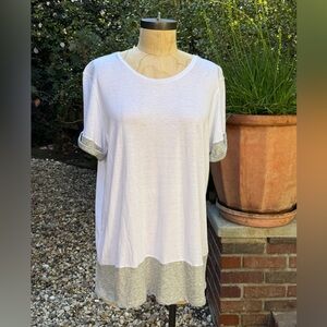 Vince colorblock cuffed T-Shirt - size XL